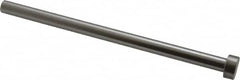 Gibraltar - 11/32" Pin Diam, 9/16" Head Diam x 1/4" Head Height, 6" OAL, Hard Core Pin - Steel, 5-3/4" Pin Length - Benchmark Tooling