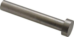 Gibraltar - 7/16" Pin Diam, 11/16" Head Diam x 1/4" Head Height, 3" OAL, Hard Core Pin - Steel, 2-3/4" Pin Length - Benchmark Tooling