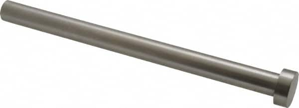 Gibraltar - 7/16" Pin Diam, 11/16" Head Diam x 1/4" Head Height, 6" OAL, Hard Core Pin - Steel, 5-3/4" Pin Length - Benchmark Tooling