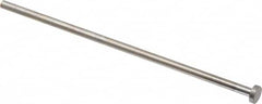 Gibraltar - 5mm Pin Diam, 10mm Head Diam x 3mm Head Height, 160mm OAL, Straight Ejector Pin - Steel, 157mm Pin Length - Benchmark Tooling