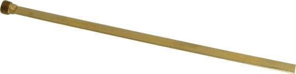 Made in USA - 1/8" NPT Thread, Straight, Die & Mold Cooling Baffle - 8" OAL, Brass - Benchmark Tooling