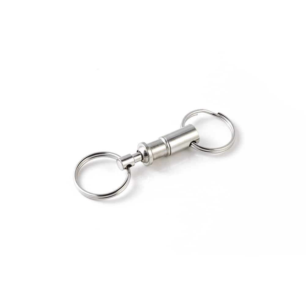 Key-Bak - Key Control; Type: Key Chain ; Number of Keys: 15 ; Color: Chrome ; Width (Inch): 1 - Exact Industrial Supply