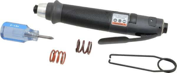 Ingersoll-Rand - 1/4" Bit Holder, 1,000 RPM, Inline Handle Air Screwdriver - 3 to 40 In/Lb Torque, 16 CFM - Benchmark Tooling