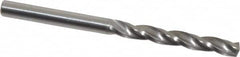 Guhring - 3.9mm 150° Solid Carbide Jobber Drill - Bright Finish, Right Hand Cut, Spiral Flute, Straight Shank, 55mm OAL, Standard Point - Benchmark Tooling