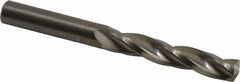 Guhring - 7.9mm 150° Solid Carbide Jobber Drill - Bright Finish, Right Hand Cut, Spiral Flute, Straight Shank, 79mm OAL, Standard Point - Benchmark Tooling