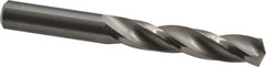 Guhring - 10mm 150° Solid Carbide Jobber Drill - Bright Finish, Right Hand Cut, Spiral Flute, Straight Shank, 89mm OAL, Standard Point - Benchmark Tooling