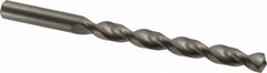 Guhring - 9mm 130° Solid Carbide Jobber Drill - Bright Finish, Right Hand Cut, Parabolic Flute, Straight Shank, 4-7/8" OAL, Standard Point - Benchmark Tooling