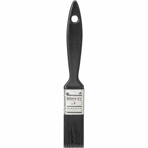 Rubberset - 1" Flat Synthetic Trim Brush - Plastic Thin Beavertail Handle - Benchmark Tooling