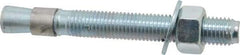 Red Head - 3/4 Inch Diameter, 3/4-10 Inch Thread, 6-1/4 Inch Overall Length, Grade 3, Wedge Expansion Concrete Anchor - Steel, Zinc Plated, 4-3/8 Inch Thread Length, Tie Wire Head, 3/4 Inch Drill - Benchmark Tooling