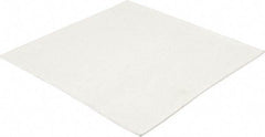 Made in USA - 12" Long, 12" Wide, 0.093" Thick, Buna-N Rubber Foam Sheet - 50 to 60 Durometer, White, -20 to 180°F, 1,000 to 1,200 psi Tensile Strength, Stock Length - Benchmark Tooling