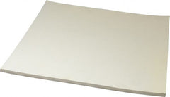 Made in USA - 12" Long, 12" Wide, 1/4" Thick, Buna-N Rubber Foam Sheet - 50 to 60 Durometer, White, -20 to 180°F, 1,000 to 1,200 psi Tensile Strength, Stock Length - Benchmark Tooling