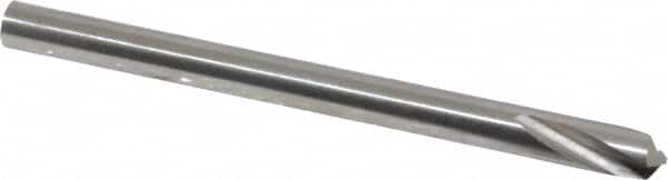 Guhring - 4mm Body Diam, 120°, 55mm OAL, High Speed Steel Spotting Drill - Benchmark Tooling