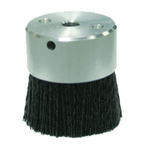 3" Diameter - Maximum Density Crimped Filament MINIATURE Disc Brush - 0.055/120 Grit - Benchmark Tooling