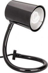 Made in USA - 24 Inch, Gooseneck, Direct Mounted, Compact Fluorescent, Black, General Purpose Task Light - 23 Watt, Nonmagnifying - Benchmark Tooling