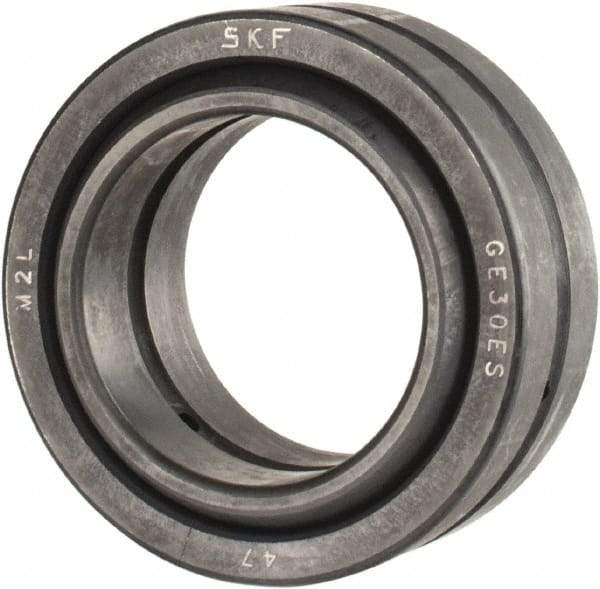 SKF - 30mm Bore Diam, 13,950 Lb Dynamic Capacity, Spherical Plain Bearing - 69,750 Lb Static Load Capacity - Benchmark Tooling