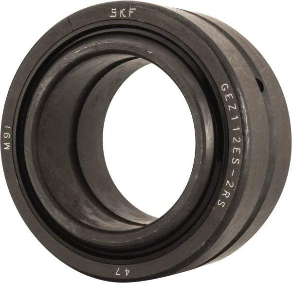 SKF - 1-3/4" Bore Diam, 38,250 Lb Dynamic Capacity, Spherical Plain Bearing - 2-13/16" OD, 1-17/32" Thick, 114,750 Lb Static Load Capacity - Benchmark Tooling