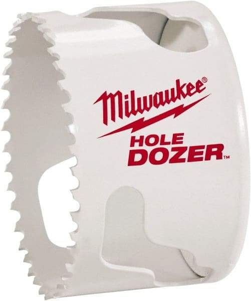 Milwaukee Tool - 1-7/8" Diam, 1-1/2" Cutting Depth, Hole Saw - Bi-Metal Saw, Toothed Edge - Benchmark Tooling