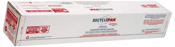 Recyclepak - 48 Inch Long x 8-1/2 Inch Wide x 8-1/2 Inch Deep, Lamp Recycling Box - 30 Piece, T12 or 60 Piece, T8 Capacity, 4 Ft. Box - Benchmark Tooling