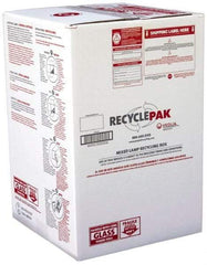 Recyclepak - 24-3/4 Inch Long x 16 Inch Wide x 16 Inch Deep, Lamp Recycling Box - 22 Piece, T12 or 32 Piece, T8 Capacity, Capacity U Tubes, Lamps, 2 Ft. Box - Benchmark Tooling