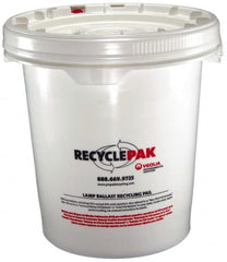 Recyclepak - 15 Inch Deep, Ballast Bucket - 15 Inch Diameter, 69 Lb. Capacity, 5 Gallon Pail - Benchmark Tooling