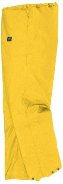 Helly Hansen - Size M, Yellow, Rain Pants - No Pockets - Benchmark Tooling