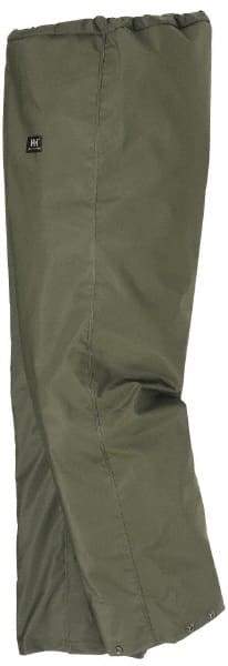 Helly Hansen - Size 2XL, Army Green, Rain Pants - No Pockets - Benchmark Tooling