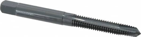 OSG - M6x1.00 Metric Coarse, 3 Flute, Oxide Finish, Powdered Metal Spiral Point Tap - Plug Chamfer, Right Hand Thread, 2-1/2" OAL, 1" Thread Length, 0.255" Shank Diam, 6H Class of Fit, Series 344 - Exact Industrial Supply