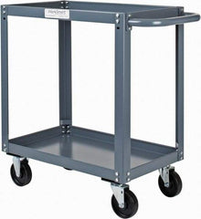 Value Collection - 1,000 Lb Capacity, 18" Wide x 30" Long x 34-5/8" High Service Cart - 2 Shelf, Steel - Benchmark Tooling