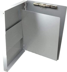 Saunders - 13 Inch Long x 9 Inch Wide x 1 Inch High, Clip Board - Silver - Benchmark Tooling