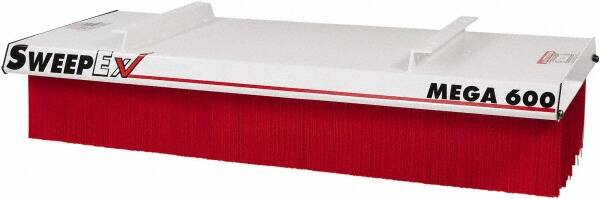 Sweepex - 12" Long x 60" Wide Sweeper Accessory - Stiff Polypropylene Bristles - Benchmark Tooling