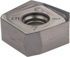 Iscar - S845 SXMU1606 MM Grade IC928 Carbide Milling Insert - TiAlN Finish, 0.3004" Thick, 0.6378" Inscribed Circle, 0.8mm Corner Radius - Benchmark Tooling