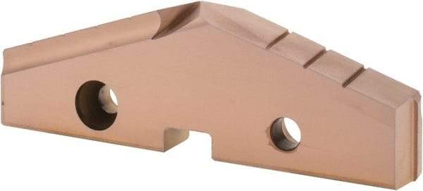 Allied Machine and Engineering - 3-3/4" Diam x 7/16" Thick, Seat Code 7, 144° Included Angle Spade Drill Insert - AM200 Coated, Cobalt, Grade Super Cobalt, Series GEN2 T-A - Benchmark Tooling