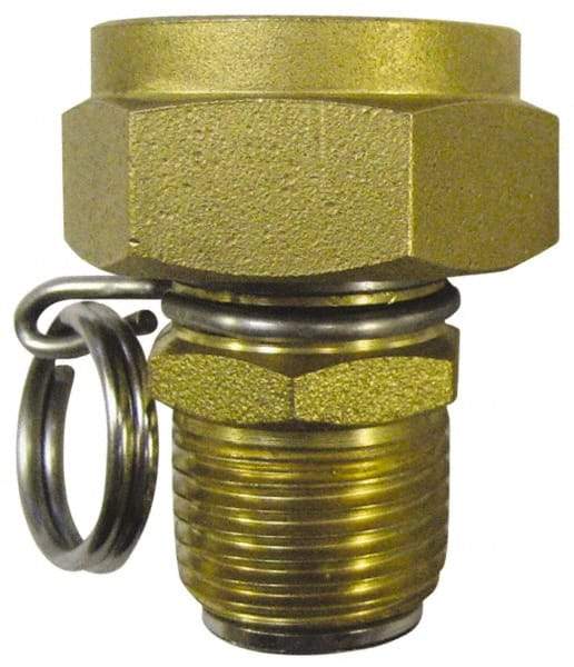 SuperKlean - 1/2 & 3/4 MNPT x FGHT Swivel Hose Adapter - Brass & Stainless Steel - Benchmark Tooling