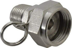 SuperKlean - MNPT x FGHT Swivel Hose Adapter - Stainless Steel - Benchmark Tooling