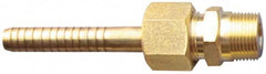 SuperKlean - NPT x 1/2" Hose Barb, 3 Piece Mixer Adapter - Brass - Benchmark Tooling