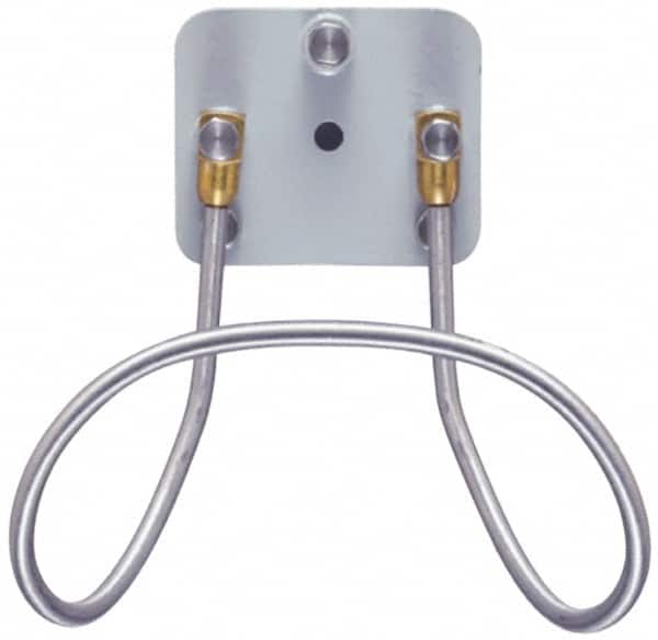 SuperKlean - Air & Water Hose Rack - Stainless Steel Bolts, Brass End Fittings & Aluminum Plate - Benchmark Tooling