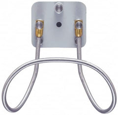 SuperKlean - Air & Water Hose Rack - Stainless Steel Bolts, Brass End Fittings & Aluminum Plate - Benchmark Tooling