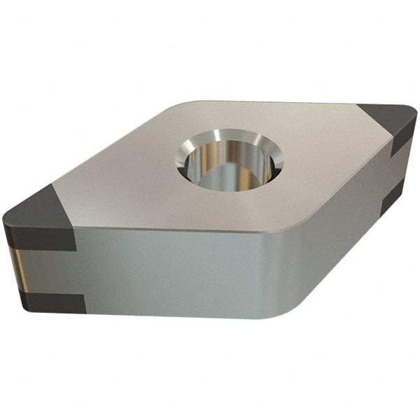 Iscar - DNGA432 TMC Grade IB55 CBN Turning Insert - Uncoated, 55° Diamond, 1/2" Inscr Circle, 3/16" Thick, 1/32" Corner Radius - Benchmark Tooling