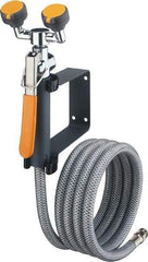 PRO-SAFE - Plumbed Drench Hoses Mount: Wall Style: Dual Spray Head - Benchmark Tooling