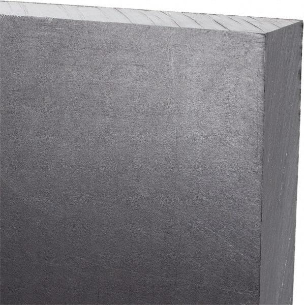 Made in USA - 3/4" Thick x 12" Wide x 1' Long, Polyethylene (UHMW) Sheet - Black, Antistatic Grade - Benchmark Tooling