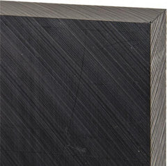 Made in USA - 1" Thick x 12" Wide x 1' Long, Polyethylene (UHMW) Sheet - Black, Antistatic Grade - Benchmark Tooling