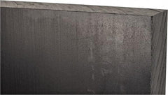 Made in USA - 1-1/2" Thick x 12" Wide x 1' Long, Polyethylene (UHMW) Sheet - Black, Antistatic Grade - Benchmark Tooling