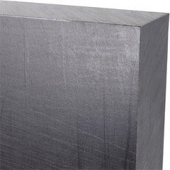 Made in USA - 1" Thick x 12" Wide x 2' Long, Polyethylene (UHMW) Sheet - Black, Antistatic Grade - Benchmark Tooling