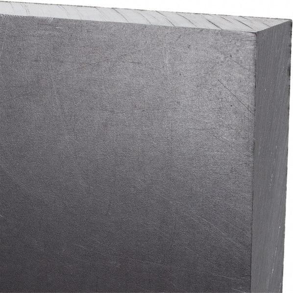 Made in USA - 3/4" Thick x 24" Wide x 2' Long, Polyethylene (UHMW) Sheet - Black, Antistatic Grade - Benchmark Tooling