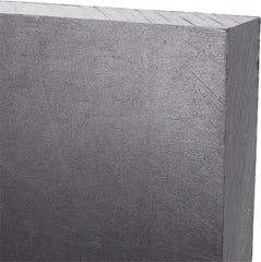 Made in USA - 3/4" Thick x 24" Wide x 3' Long, Polyethylene (UHMW) Sheet - Black, Antistatic Grade - Benchmark Tooling