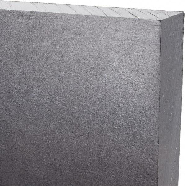 Made in USA - 3/4" Thick x 24" Wide x 4' Long, Polyethylene (UHMW) Sheet - Black, Antistatic Grade - Benchmark Tooling