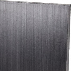 Made in USA - 1/4" Thick x 48" Wide x 5' Long, Polyethylene (UHMW) Sheet - Black, Antistatic Grade - Benchmark Tooling