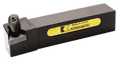 Kennametal - DTJN, Right Hand Cut, 3° Lead Angle, 1" Shank Height x 1" Shank Width, Negative Rake Indexable Turning Toolholder - 6" OAL, TN..43. Insert Compatibility, Series Kenclamp - Benchmark Tooling