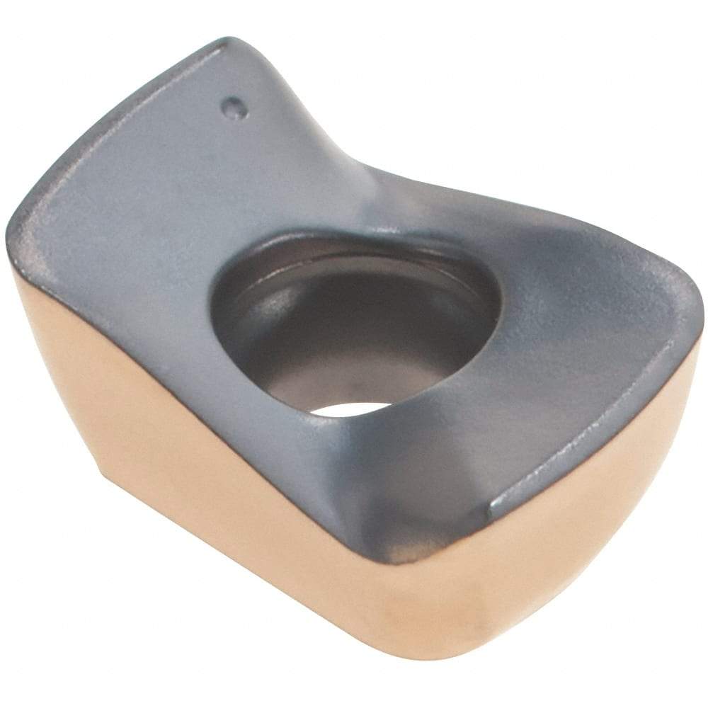 Iscar - APKT1003 FF Grade IC830 Carbide Milling Insert - TiAlN/TiN Finish, 0.1378" Thick, 1.9mm Corner Radius - Benchmark Tooling