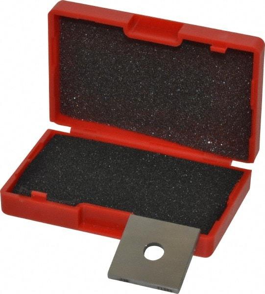 Value Collection - 0.116" Square Steel Gage Block - Accuracy Grade 0, Includes NIST Traceability Certification - Benchmark Tooling